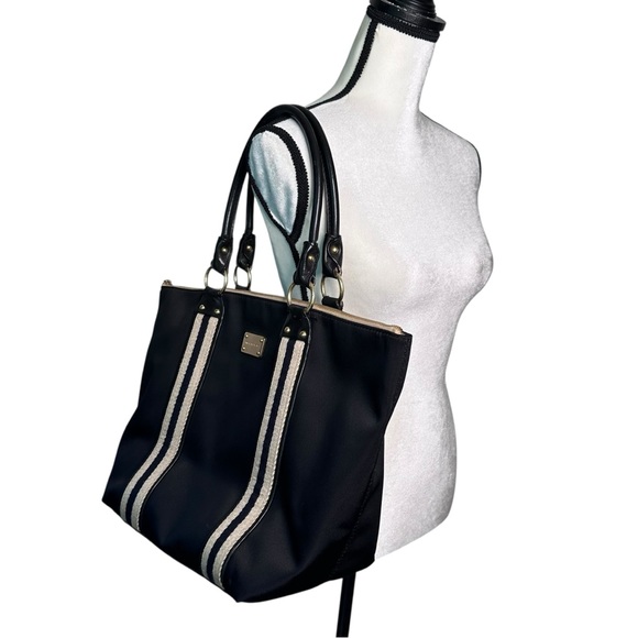 Michael Kors Large Canvas Tote Bag Top Zip - Picture 15 of 15